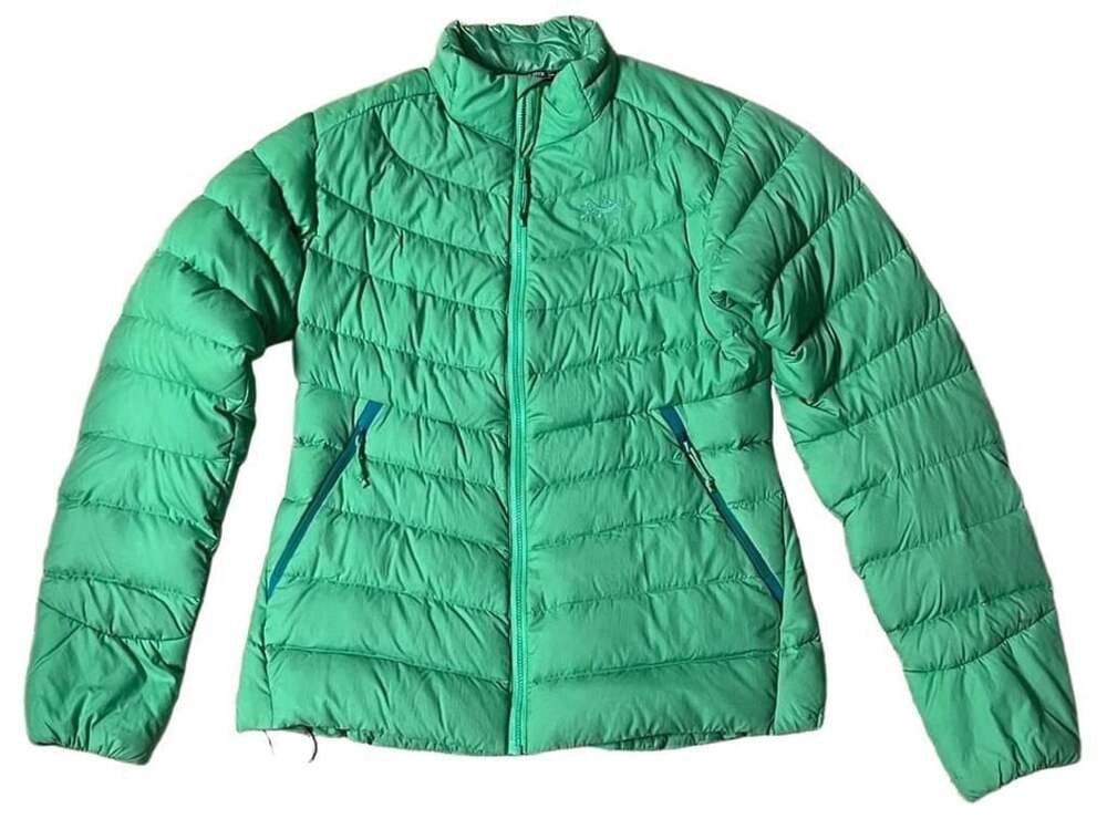 Arc'teryx Down Jacket Size S Green Quilted Puffer